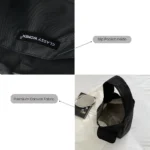 Info – Black Bruno Canvas Tote Bag durable canvas handbag product details