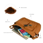 Jesse Canvas Crossbody Bag - Image 5