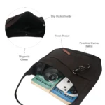 Jimmy Canvas Crossbody Bag - Image 5