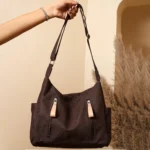 Mandy Canvas Crossbody Bag - Image 4