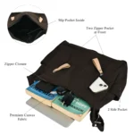 Mandy Canvas Crossbody Bag - Image 6