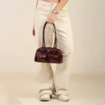 Cassie-Women's Wine Shoulder Bag - Image 2